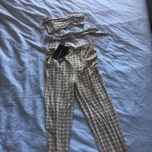 Pretty little thing gingham set